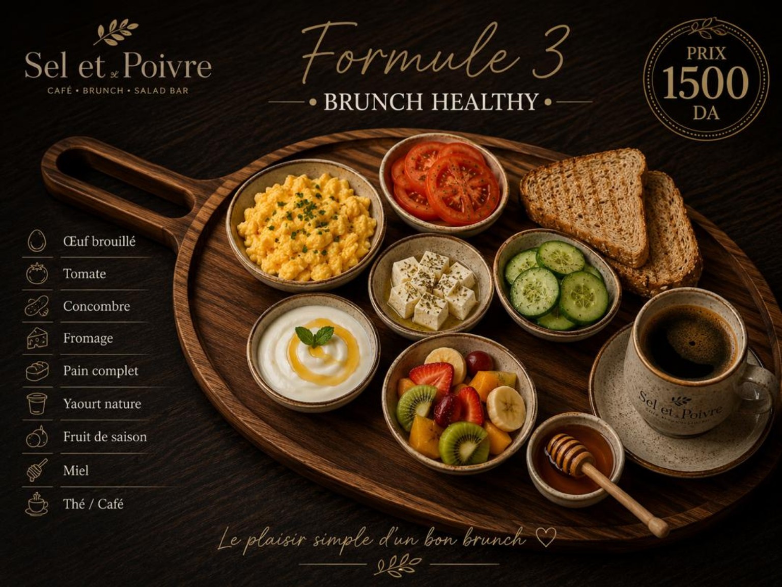 Formule 3 — Brunch healthy